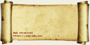 Una Pjanić vizit kartica